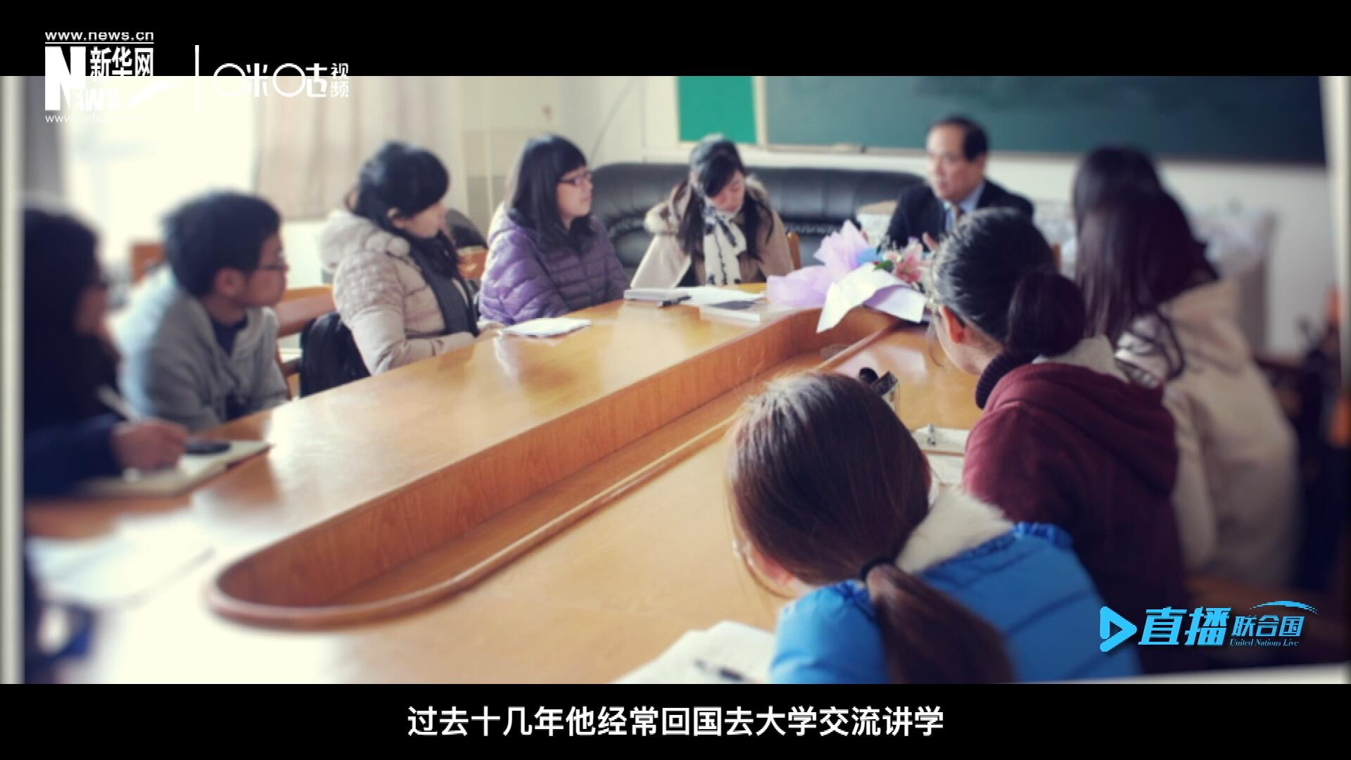 過去十幾年陳峰經?；貒ゴ髮W交流講學，給年輕人分享他學習、工作和生活的故事。